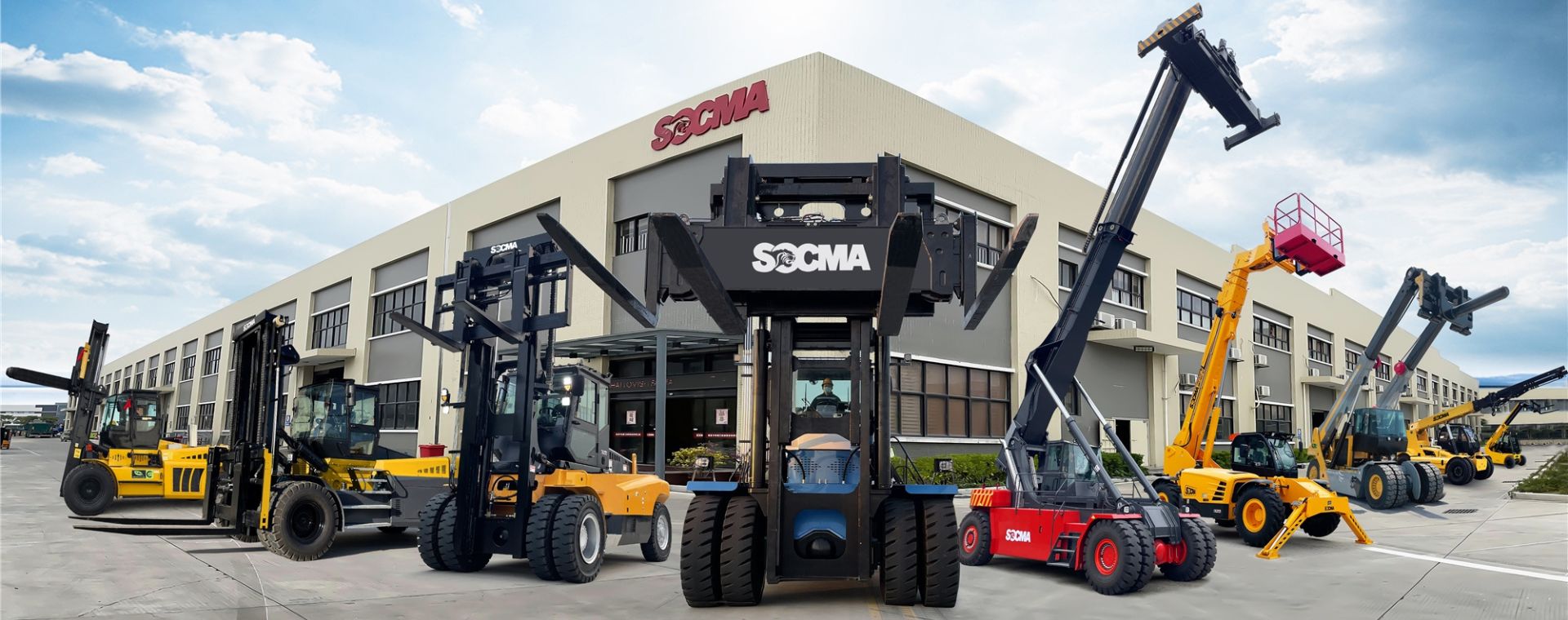 Steigern Sie Ihre Containerhandhabung mit SOCMA Reach Stackers